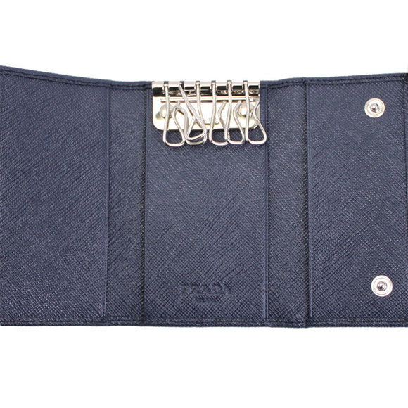 Prada BALTICO Blue Saffiano Case Leather Navy - Picture 1 of 4
